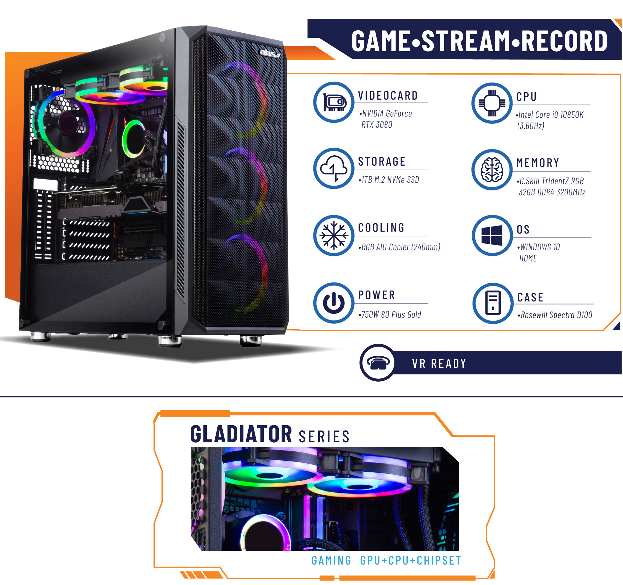 ABS Gladiator Gaming PC